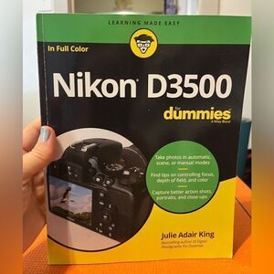Nikon D3500 For Dummies Book by Julie Adair King